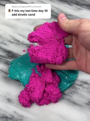 A post by @slimekingig on TikTok caption: Reply to @lengend311 i havent posted in a while, sorry but kinetic sand #slime #QuickBooksVictoryPose #PrimeDayShowPJParty #fypシ #kineticsand #xyzbca