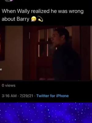 A post by @arrowverse26305 on TikTok caption: 😢🤧 #cwflash #theflash #barryallen #cw #arrowverse #dc #wallywest #kidflash