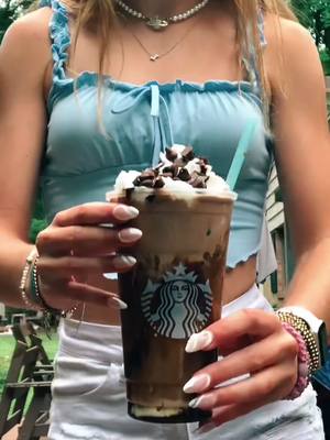 A post by @rsms.coffee on TikTok caption: WATCH ME MAKE A STARBUCKS ICED CAFFE MOCHA!!! 10/10 recommend this drink!! #ClearGenius #XfinityFanthem #LeadWithLove #ily #fyp #viral