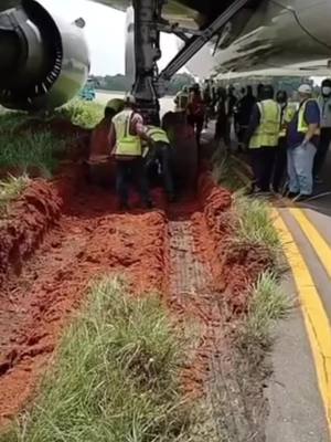 A post by @suresh_2k on TikTok caption: Ethiopian flight skidded off the runway #aviation #crazy #pilot #gta5 #trending #aircraft #fypシ #army #landing #takeoff #space #airshow #3d #シ