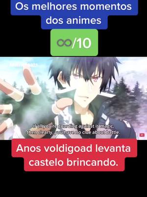 A post by @um._.geek._.aleatorio on TikTok caption: Esse cara sola o Goku easy.#anos #anosvoldigoad #maougakuin #fypシ #badassmoment #fypシ