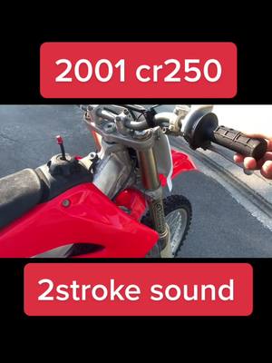 A post by @jacob.kushnir on TikTok caption: Ik it’s mad crusty... #honda #cr250 #250 #2stroke #dirtbike #wheelie #fyp