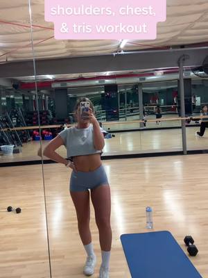 A post by @avorygagnon on TikTok caption: #workout #gym #workoutroutine #fypage