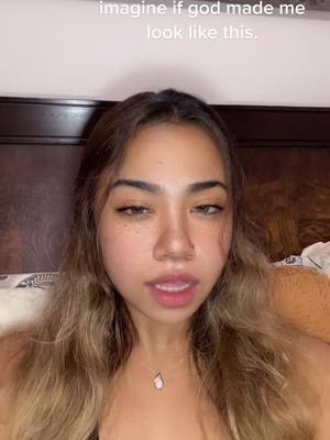 A post by @ieshaajoness on TikTok caption: minus the acne :(