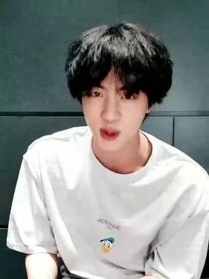 A post by @itsjekeywife on TikTok caption: yg ditunggu² 🙆💜 #jin #kimseokjin #btsjin #bts #bangtan #armybts #fyp #foryou #fypシ