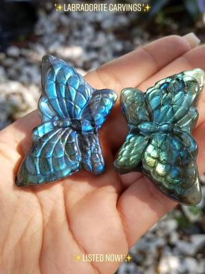 A post by @abso_crystal_lutely on TikTok caption: ✨Flashy Labradorite Stone✨#labradorite #crystalshop #crystalsoftiktok #rocktok #rocks #etsyshop #smallbussinessowner #fyp #fypage