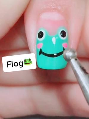 A post by @pytk9 on TikTok caption: Flog manicure foru🐸💅❤️💕🤩#foru #fyp #manicure #fenchilin #beauty #pretty #woman #nails #nail #makeup #beautiful