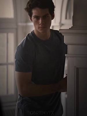 A post by @qbrienvfx on TikTok caption: stiles in this episode+this song=me:🤰#teenwolf #dylanobrien #stilesstilinski #hot #omg #foryou #fypシ #dylanobrienedit #qbrienvfx