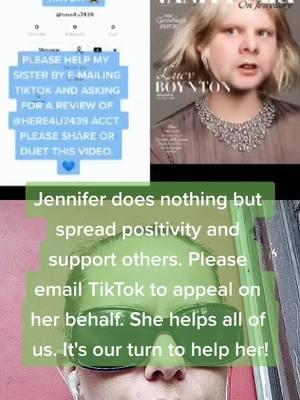 A post by @spicy_dee_333 on TikTok caption: #duet with @jenniferleeaustin_here4u #bannedforbs #pleasehelp #thanosed #spreadlove #helpoursister #shedoesntdeservethis #fypage #help #supporther