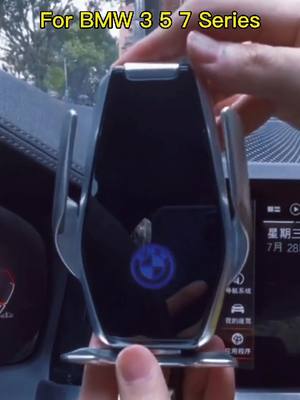 A post by @bix_power on TikTok caption: USB charging phone bracket for BMW #caraccessories #goodthing #carlife #bmw #fyp #foryou