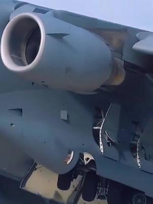 A post by @suresh_2k on TikTok caption: U.S Airforce C-17 Gear swing #boeing #pilot #landinggear #space #airshow #fypシ #aviation #aircraft #crazy #army #c5 #galaxy #c130 #emergency #navy #