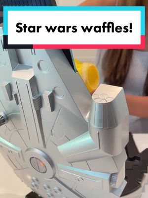 A post by @the_bennettt_fam on TikTok caption: Yoda would love this waffle...😍😋 #starwars #waffles #wafflemaker