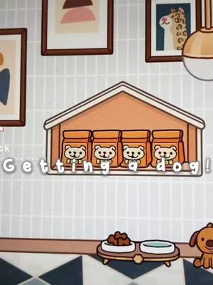 A post by @toca_boca_coocoo on TikTok caption: Adopting a puppy!! #roleplayintoca #dog#fyp#tocaboca