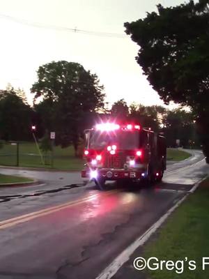 A post by @gregsfirephotography on TikTok caption: New Market VFC E152 #firerescue #firefighting #firefighter #firebuff #firebuffing #responsevideo #fireengine #federalq #gregsfirephotography