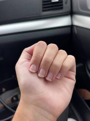 A post by @_ellaelizabeth on TikTok caption: White 🤍#foryoupage #trend #nails #foryou #white #NeverStopExploring #JifRapChallenge