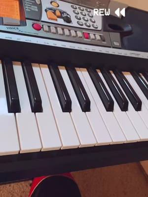 A post by @laronitus153 on TikTok caption: When you get a piano, that’s the first song you gonna play XD #Mcr #piano #fypシ