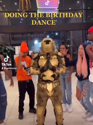 A post by @goldtroop on TikTok caption: How many birthday wishes can I get 🥺 #birthday #goldtroop #birthdaydance #bornday #party  #crewdance #hype #fyp