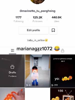 A post by @mariana10720 on TikTok caption: pobre Mariana🥺😛😂👆