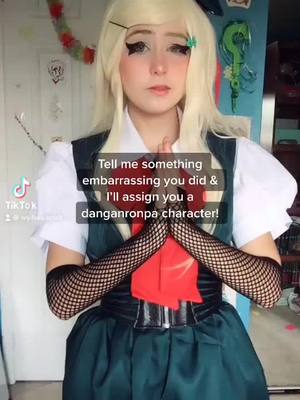 A post by @ivy.has.spirit on TikTok caption: You all are the best! ILY! #danganronpa #danganronpacosplay #DRV2 #sonianevermind #cosplay #cosplayer #foryou #foryoupage #fypシ