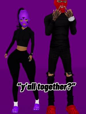 A post by @trendskis on TikTok caption: Reply to @krishanapritchet9 red & purple just friends 😭❤️ #imvu #imvubaddie #imvuchallenge #imvustories #foryou #tiktok #kamdabraat #imvutiktoker