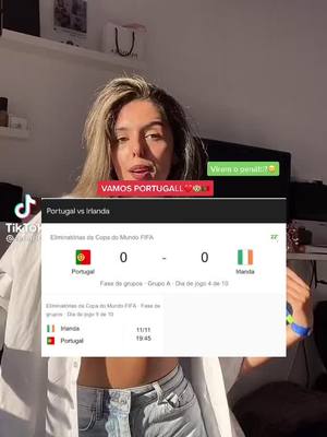 A post by @team.........portugal on TikTok caption: 🇵🇹🇵🇹🇵🇹🇵🇹🇵🇹🇵🇹❤️❤️ #portugal🇵🇹 #irlanda #tiktok #foryou #fy #OSonhoéRenovável