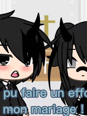 A post by @....yumek0....8 on TikTok caption: Pov: ton frère se marie et te rabaisse mais... #pourtoi #gachalife #gacha #life #....yumek0...8 #mariage