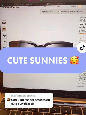 A post by @amazonpromocodes7 on TikTok caption: Reply to @taliiak #sunglasses #amazonfinds #amazonpromo #amazondiscounts #sunnies #UltaBeautyatTarget #fyp