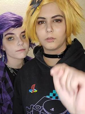 A post by @puff_cos on TikTok caption: POV: Every cosplayer scrolling through audios and acting them out before filming. #bnha #denkikaminari #hitoshishinsou #shinkami @jess_cos_