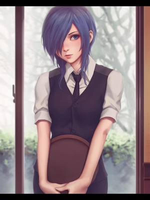 A post by @offical_weeb18 on TikTok caption: #weeb #anime #tokyogloul #touka #toukakirishima