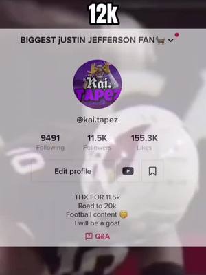 A post by @kai.tapez on TikTok caption: drop a follow #sports_with_kai