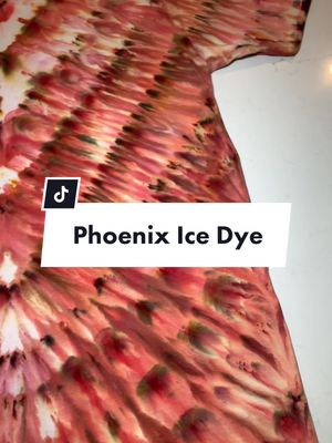 A post by @moderndye on TikTok caption: #tiedye #icedye #diyfashion #dyeart