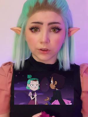 A post by @ojopal on TikTok caption: yeah… “friends” ;) #lumity #theowlhouse #amityblightcosplay