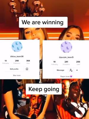 A post by @blue_team38 on TikTok caption: @purple_team5 #helpmeplease #fyp #foryou #blueteam #foryoupage #wearewinning #keepgoing @tiktok