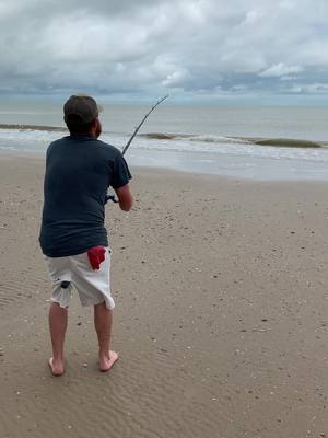 A post by @lukejohnson1008 on TikTok caption: #fishing #hurricane #september red run September. Crystal beach