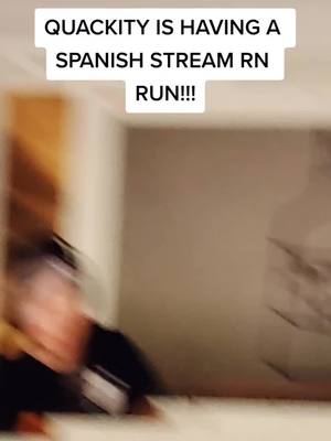 A post by @its_paloma on TikTok caption: RUNNNN!!!! #QUACKITY #spanishstream