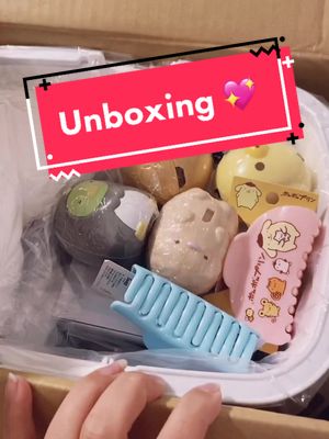 A post by @polkavona on TikTok caption: Part one of my @sass.japan unboxing!!! Love love love this site and the people behind it 🥺 #unboxing #kawaii #sanrio #rilakkuma #japan