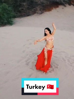 A post by @nadiraram_bellydance on TikTok caption: my best place in Turkey 🧿 🇹🇷 Patara/Antalya ❤ #turkey #patarakumtepesi #pataraplajı  #danseorientale #bellydancer  #orientaldance #danzadelventre