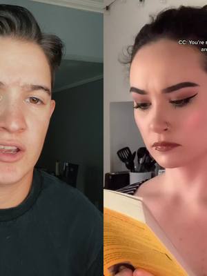 A post by @lesbianplantdadday on TikTok caption: #duet with @anniekabannie this was a fun one #lgbtq #10thinfsihateaboutyou #acting #wlw #🏳️‍🌈 #masc #foryoupage