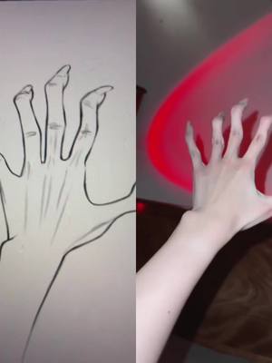 A post by @kayrosetea on TikTok caption: #duet with @hoaa.hanassii 💅🏻 #art #artist #artistsoftiktok #anatomy #hand #CandyCrushAllStars