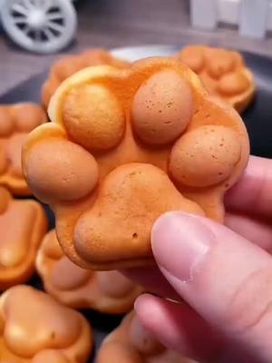 A post by @ifoodchannel on TikTok caption: Cute and soft delicious cat paw cake🐾🐱😍#delicious #cake #food #Foodie #catpaw #yummyy #tiktokfood #tasty