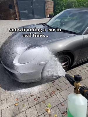 A post by @inthedetail.co on TikTok caption: first person mode 👀 #detailing #fyp #dayinthelife #snowfoam #satisfyingvideos #cardetailing