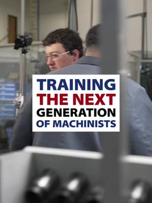 A post by @usdigital on TikTok caption: We're working with a college in Longview, WA to train the next generation of #machinists in our shop. #manufacturing