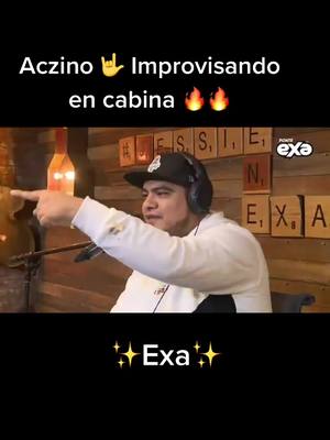 A post by @aczino_freestyle on TikTok caption: #Aczino 🤟 en #exa & #jessiecervantes ✨🇲🇽 #parati #freestyle