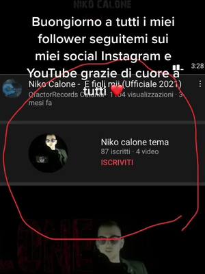 A post by @nikocaloneofficialpage on TikTok caption: Buongiorno a tutti 😘😘😘