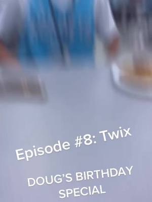 A post by @dougsfoodreview on TikTok caption: It’s Doug’s birthday. Enjoy the Twix review #dougsfoodreview #doug #foodreview #twix #birthday #fyp #foryoupage