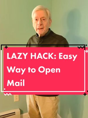 A post by @whatwouldpauldo on TikTok caption: easy way to open mail. and FUN too! #LifeHack #LearnOnTikTok #showmehow #tipsandtricks #mailtime