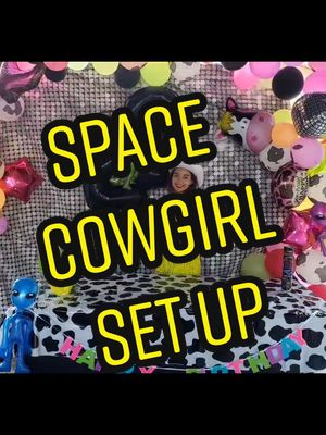 A post by @mybellacreations on TikTok caption: just a quick simple setup today👽 🤠 🥳 #mybellacreations #Halloween2021 #foryoupage #spacecowgirl