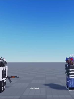 A post by @robsya on TikTok caption: dont u guys just wanna… 🔫 ur friend😅 #roblox#robloxanimation#shitpost