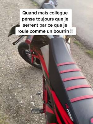 A post by @ptitbernon on TikTok caption: #50cc #pourtoi #toperformance #scootfast #supermot #beta #humour @misteur_drd