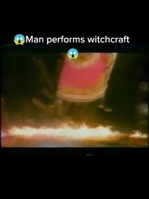 A post by @mr.scaryhorror3am on TikTok caption: man performs witchcraft. sorry that I didn't upload for a week was out of town 😱😱😱